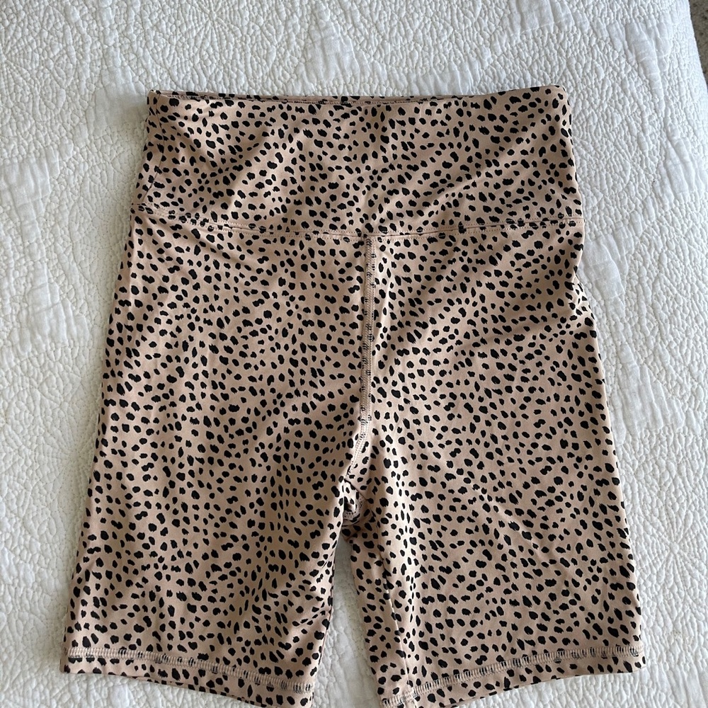 High rise bike short